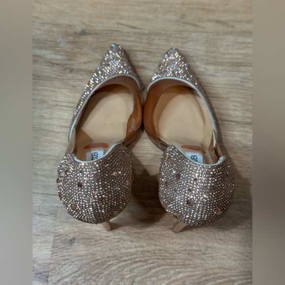 Steve Madden Rhinestone Rose Gold Pyre Pump Size 6 - Picture 6 of 14
